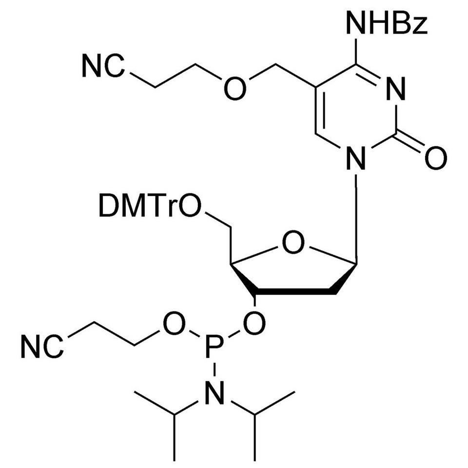 5-Hydroxymethyl-dC CE-Phosphoramidite (hmdC), BULK (g), Glass Screw-Top